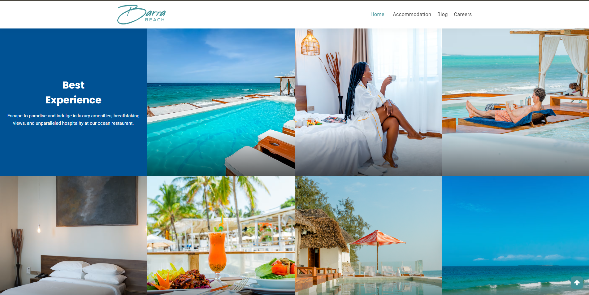  Barra Beach landing page preview